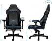 Кресло геймерское NOBLECHAIRS Hero (NBL-HRO-PU-BPW) Black/Platinum White  - фото 6 - интернет-магазин электроники и бытовой техники TTT