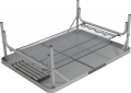 Стіл кемпінговий Bo-Camp Premium 100x70 см (DAS303282) Grey  - фото 5 - інтернет-магазин електроніки та побутової техніки TTT