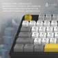 Клавиатура проводная Ajazz AK870 V2 Flying Fish Switch USB (AK870-V2-FF-BGY) Black-Grey-Yellow  - фото 7 - интернет-магазин электроники и бытовой техники TTT