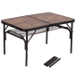 Стіл кемпінговий Bo-Camp Decatur 900х600х810 мм (1404200) (DAS301467) Black/Wood look - фото 2 - інтернет-магазин електроніки та побутової техніки TTT