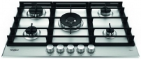 Варочная поверхность газовая Whirlpool GMWL 728 IXL - фото 2 - интернет-магазин электроники и бытовой техники TTT