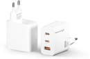 Сетевое зарядное устройство Grand-X GaN 65W CH-990W 2xType-C + USB-A C White - фото 2 - интернет-магазин электроники и бытовой техники TTT