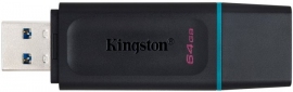 USB флеш накопитель Kingston DataTraveler Exodia 64GB USB 3.2 Gen 1 (DTX/64GB) Black/Teal - фото 5 - интернет-магазин электроники и бытовой техники TTT