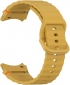 Ремінець BeCover Ribbed Tape для Samsung Galaxy Watch (20mm) 3 41mm/4/5/6/7 40-44mm (712051) Yellow - фото 4 - інтернет-магазин електроніки та побутової техніки TTT
