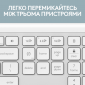 Клавиатура беспроводная Logitech K950 Bluetooth/Wireless (920-012466) Off-White  - фото 2 - интернет-магазин электроники и бытовой техники TTT
