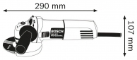 Угловая шлифмашина Bosch Professional GWS 670 (0601375606) - фото 2 - интернет-магазин электроники и бытовой техники TTT