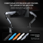 Настільне кріплення для монітора Anda Seat Stealth Pro II RGB 17''-42'' (AD-W-A9X-1S-BW) White  - фото 6 - інтернет-магазин електроніки та побутової техніки TTT