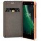 Чохол-книжка Nokia CP-304 Slim Flip Wallet Case for Nokia 2 in Brown - фото 2 - інтернет-магазин електроніки та побутової техніки TTT