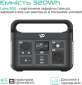 Зарядная станция VigorPool Lake 300W, 320Wh (VP11-EU) Grey  - фото 2 - интернет-магазин электроники и бытовой техники TTT