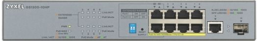 Коммутатор Zyxel GS1300-10HP (GS1300-10HP-EU0101F) - фото 3 - интернет-магазин электроники и бытовой техники TTT