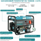 Генератор Konner&Sohnen KS 10000E - 3, 7,5 кВт, ATS (KS10000E-3ATS) - фото 5 - интернет-магазин электроники и бытовой техники TTT