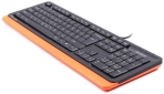 Клавіатура дротова A4Tech FKS10 USB Orange (4711421963398) - фото 3 - інтернет-магазин електроніки та побутової техніки TTT