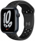 Apple Watch Series 7 Nike GPS 41mm Midnight Aluminium Case with (MKN43UL/A) Anthracite/Black Nike Sport Band - фото 3 - інтернет-магазин електроніки та побутової техніки TTT