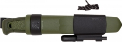 Нож Morakniv Kansbol Survival Kit Green - фото 2 - интернет-магазин электроники и бытовой техники TTT