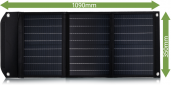 Портативная солнечная панель Bresser Mobile Solar Charger 40 Watt USB DC (930149) - фото 3 - интернет-магазин электроники и бытовой техники TTT