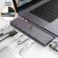 Type-C-хаб AIRON SmartDelux Thunderbolt Pro 8-IN-1 multiport для MacBook Pro - фото 3 - интернет-магазин электроники и бытовой техники TTT