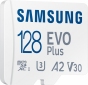 Карта памяти Samsung Evo Plus microSDXC 128GB UHS-I U3 V30 A2 + SD адаптер (MB-MC128KA/EU) - фото 4 - интернет-магазин электроники и бытовой техники TTT