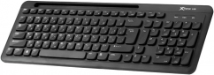Клавіатура XTRIKE ME KB-303 UA Wireless/Bluetooth (KB-303UA) Black  - фото 3 - інтернет-магазин електроніки та побутової техніки TTT