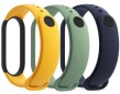 Ремінець Xiaomi Original Strap для Xiaomi Mi Smart Band 5/6 3шт (BHR4640GL) Navy Blue/Yellow/Mint Green - фото 2 - інтернет-магазин електроніки та побутової техніки TTT