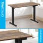 Стол с электрорегулировкой высоты OfficePro ODE1260DW Dark Wood/Black - фото 3 - интернет-магазин электроники и бытовой техники TTT