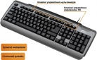 Клавиатура проводная Frime Classic Keyboard USB  (FKBB0323) Black/Silver - фото 2 - интернет-магазин электроники и бытовой техники TTT