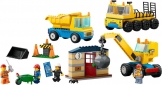 Конструктор LEGO City Строительный грузовик и шаровидный кран-таран 235 деталей (60391) - фото 2 - интернет-магазин электроники и бытовой техники TTT
