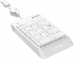 Клавиатура проводная A4Tech Fstyler FK13 Numeric Keypad USB White  - фото 2 - интернет-магазин электроники и бытовой техники TTT