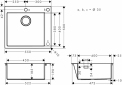 Кухонная мойка Hansgrohe S51 S510-F450  (43312380) - фото 2 - интернет-магазин электроники и бытовой техники TTT