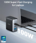 Сетевое зарядное устройство Anker PowerPort 736 Nano II - 100W 2xUSB-C PD &  1xPIQ GaN (A2145G11) - фото 2 - интернет-магазин электроники и бытовой техники TTT