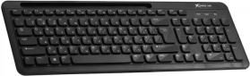 Клавіатура XTRIKE ME KB-303 UA Wireless/Bluetooth (KB-303UA) Black  - фото 2 - інтернет-магазин електроніки та побутової техніки TTT