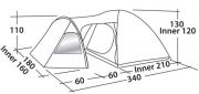 Палатка Easy Camp Blazar 300 (120384) Rustic Green - фото 2 - интернет-магазин электроники и бытовой техники TTT