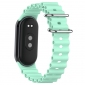 Ремешок BeCover Wave Style для Xiaomi Mi Smart Band 8 / 9 / 10 (714356) Light Green - фото 4 - интернет-магазин электроники и бытовой техники TTT