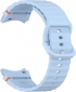Ремінець BeCover Ribbed Tape для Samsung Galaxy Watch (20mm) 3 41mm/4/5/6/7 40-44mm (712044) Lite Blue - фото 2 - інтернет-магазин електроніки та побутової техніки TTT