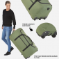 Дорожня сумка TravelZ Wheelbag 100 л (603095) Green  - фото 2 - інтернет-магазин електроніки та побутової техніки TTT