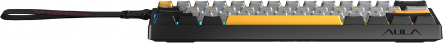 Клавиатура проводная Aula WIN60 HE Max Magnetic Switch Black/Grey/Yellow  - фото 3 - интернет-магазин электроники и бытовой техники TTT