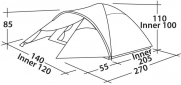 Палатка Easy Camp Quasar 200 (120394) Rustic Green  - фото 2 - интернет-магазин электроники и бытовой техники TTT