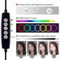 Кільцева USB LED лампа Puluz PKT3047B 6.2