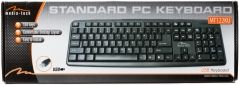 Клавиатура Media-Tech Standard PC Keyboard USB (MT122KU-RU) Black - фото 2 - интернет-магазин электроники и бытовой техники TTT