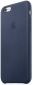 Чехол Leather Case для Apple iPhone 6s (MKXU2ZM/A) Midnight Blue - фото 2 - интернет-магазин электроники и бытовой техники TTT