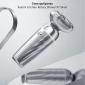 Электробритва Enchen Rotary Shaver X7 Silver - фото 2 - интернет-магазин электроники и бытовой техники TTT