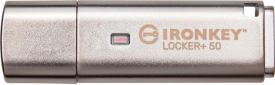 USB флеш накопитель Kingston IronKey Locker+ 50 16GB USB 3.2 Gen1 (IKLP50/16GB) - фото 3 - интернет-магазин электроники и бытовой техники TTT