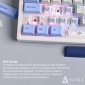 Клавиатура проводная Ajazz AK870 V2 Flying Fish Switch USB (AK870-V2-FF-BWB) White-Blue - фото 2 - интернет-магазин электроники и бытовой техники TTT