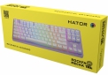 КЛАВИАТУРА HATOR ROCKFALL 2 MECHA TKL ORANGE USB (HTK-724) LILAC  - фото 2 - интернет-магазин электроники и бытовой техники TTT