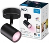 Розумний накладний точковий світильник WiZ IMAGEO Spots 1x5W 2200-6500K RGB Wi-Fi Black - фото 2 - інтернет-магазин електроніки та побутової техніки TTT