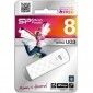 USB флеш накопичувач Silicon Power Ultima U03 8GB Snowy White (SP008GBUF2U03V1W) - фото 2 - інтернет-магазин електроніки та побутової техніки TTT