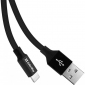 Кабель ColorWay USB — Apple Lightning 2.4 А 25 см (CW-CBUL048-BK) Black - фото 2 - интернет-магазин электроники и бытовой техники TTT