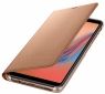 Чехол-книжка Samsung Wallet Cover для Samsung Galaxy A7 2018 (EF-WA750PFEGRU) Gold - фото 5 - интернет-магазин электроники и бытовой техники TTT