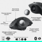 Миша Logitech MX ERGO S Wireless (910-007260) Graphite  - фото 6 - інтернет-магазин електроніки та побутової техніки TTT