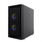 Корпус 1stPlayer BS-2-BK-3F1 без БП Black - фото 3 - интернет-магазин электроники и бытовой техники TTT