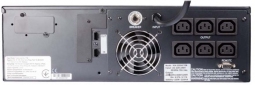 ДБЖ Powercom KIN-2200AP RM (3U), 1760 Вт, 8 х IEC, AVR, LCD - фото 2 - інтернет-магазин електроніки та побутової техніки TTT